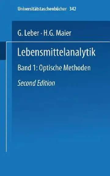 Cover of Lebensmittelanalytik