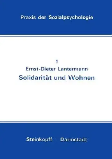 Cover of Solidarität Und Wohnen
