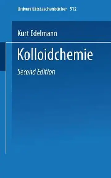 Cover of Kolloidchemie