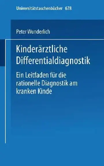 Cover of Kinderärztliche Differentialdiagnostik