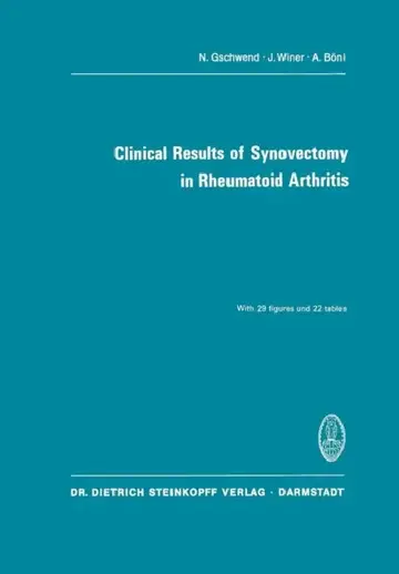 Cover of Clinical Results of Synovectomy in Rheumatoid Arthritis