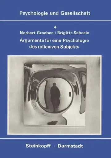 Cover of Argumente Für Eine Psychologie Des Reflexiven Subjekts
