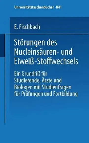 Cover of Störungen Des Nucleinsäuren- Und Eiweiß-Stoffwechsels