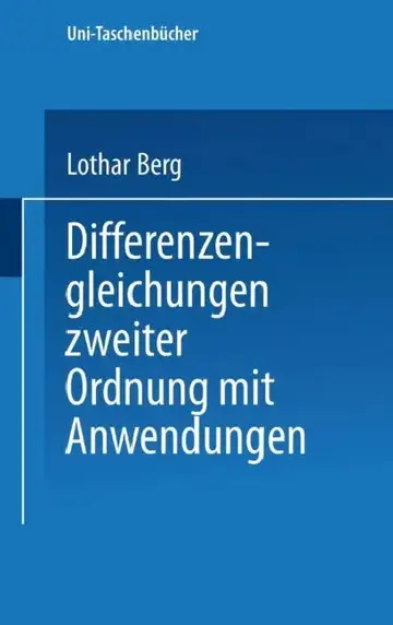 Cover of Differenzengleichungen Zweiter Ordnung Mit Anwendungen