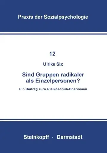 Cover of Sind Gruppen Radikaler ALS Einzelpersonen?
