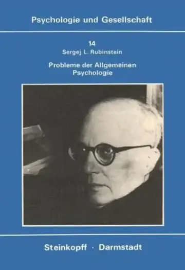 Cover of Probleme Der Allgemeinen Psychologie