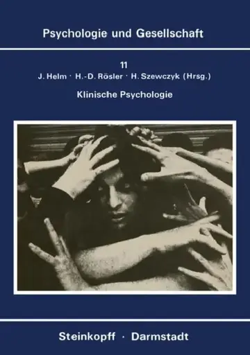Cover of Klinische Psychologie