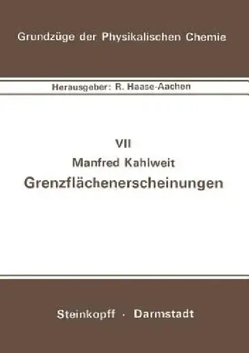 Cover of Grenzflächenerscheinungen