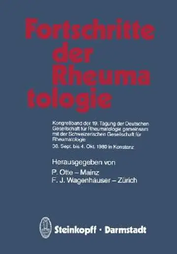 Cover of Fortschritte Der Rheumatologie