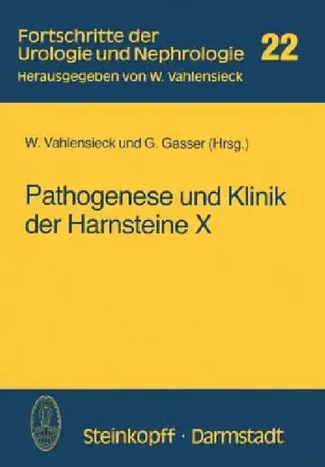 Cover of Pathogenese Und Klinik Der Harnsteine X