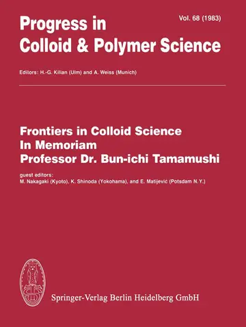 Cover of Frontiers in Colloid Science in Memoriam Professor Dr Bun-ichi Tamamushi