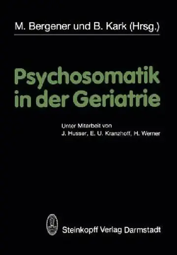 Cover of Psychosomatik in Der Geriatrie
