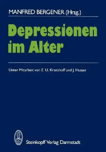 Cover of Depressionen Im Alter