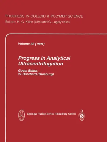 Cover of Progress in Analytical Ultracentrifugation