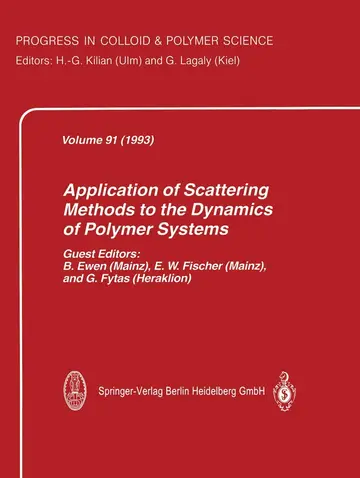 Cover of Application of Scattering Methods to the Dynamics of Polymer Systems