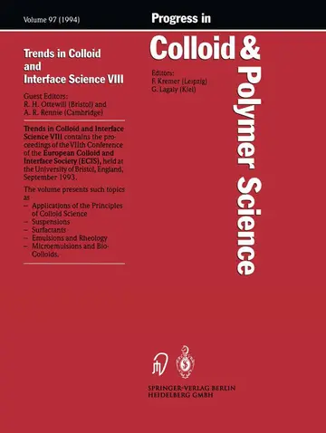 Cover of Trends in Colloid and Interface Science