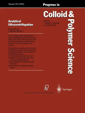 Cover of Analytical Ultracentrifugation