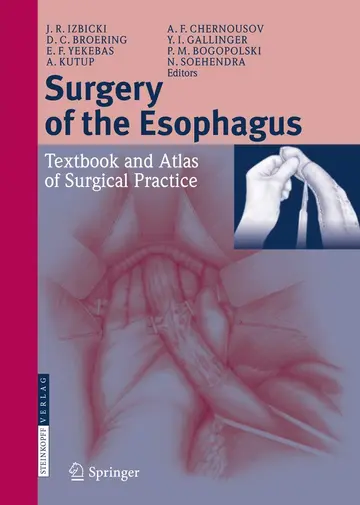Cover of Surgery of the Esophagus