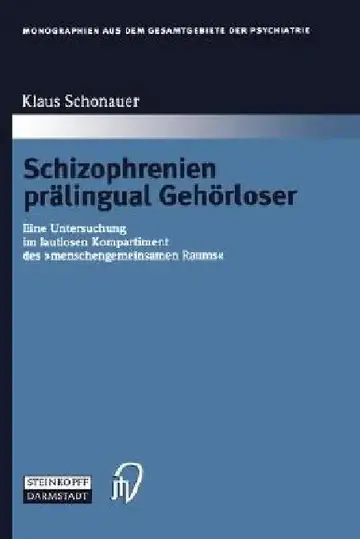 Cover of Schizophrenien Prälingual Gehörloser
