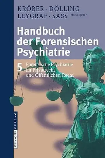 Cover of Handbuch Der Forensischen Psychiatrie
