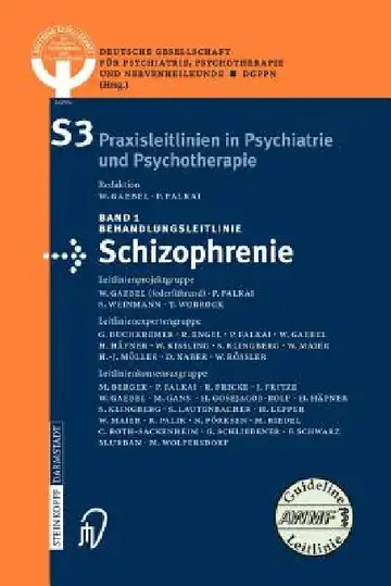 Cover of Behandlungsleitlinie Schizophrenie