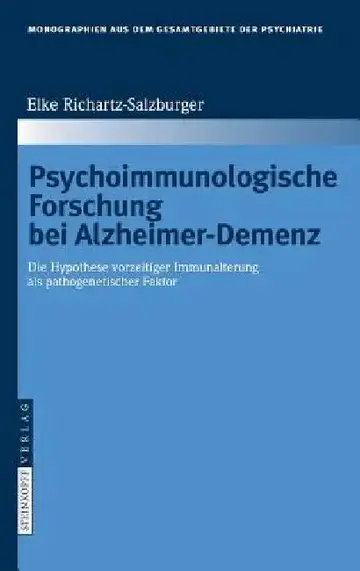 Cover of Psychoimmunologische Forschung Bei Alzheimer-Demenz