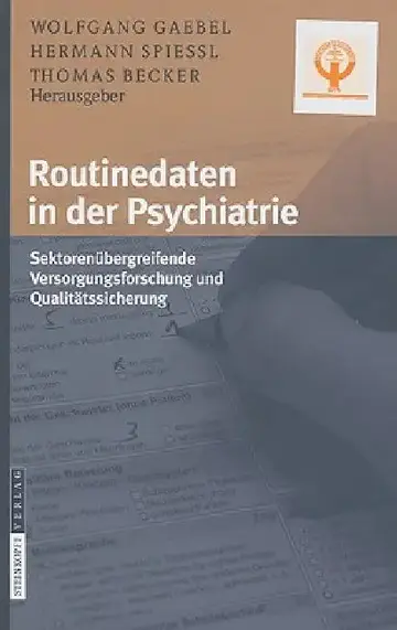 Cover of Routinedaten in Der Psychiatrie