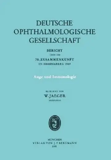 Cover of Auge Und Immunologie