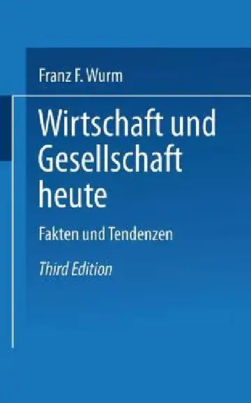 Cover of Wirtschaft Und Gesellschaft Heute