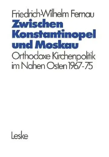 Cover of Zwischen Konstantinopel Und Moskau