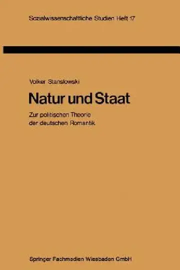 Cover of Natur Und Staat