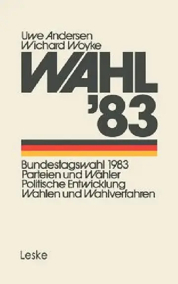 Cover of Wahl'83