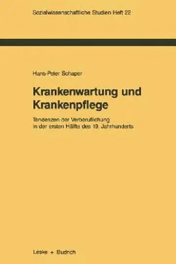 Cover of Krankenwartung Und Krankenpflege