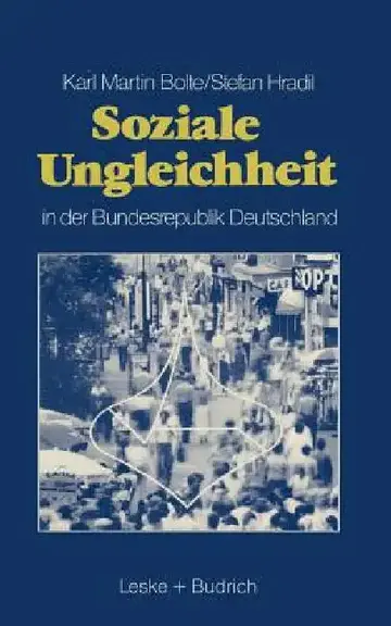 Cover of Soziale Ungleichheit in Der Bundesrepublik Deutschland