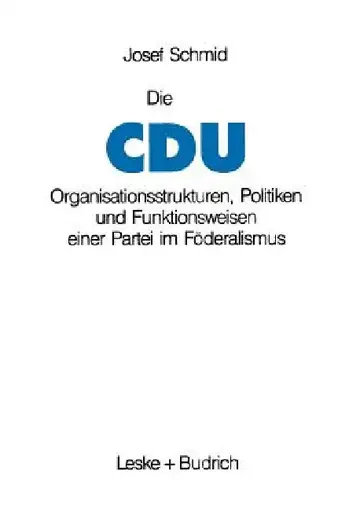 Cover of Die Cdu