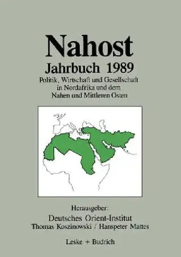 Cover of Nahost Jahrbuch 1989