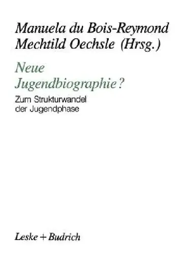 Cover of Neue Jugendbiographie?