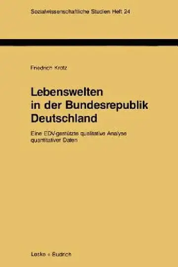 Cover of Lebenswelten in Der Bundesrepublik Deutschland