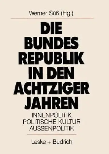Cover of Die Bundesrepublik in Den Achtziger Jahren