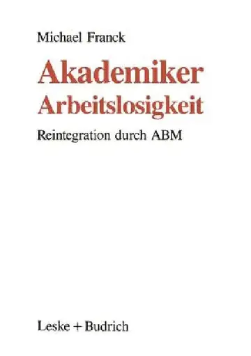 Cover of Akademiker-Arbeitslosigkeit