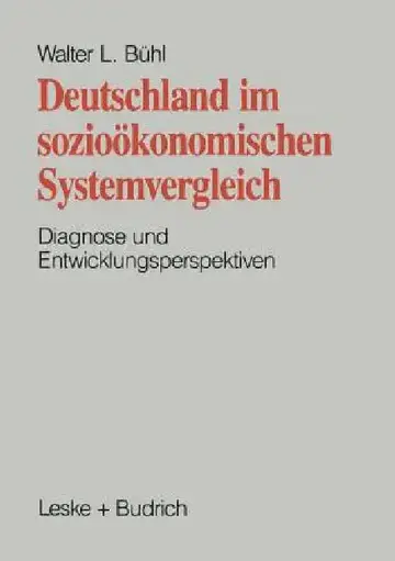 Cover of Deutschland Im Sozioökonomischen Systemvergleich