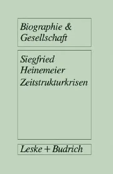 Cover of Zeitstrukturkrisen
