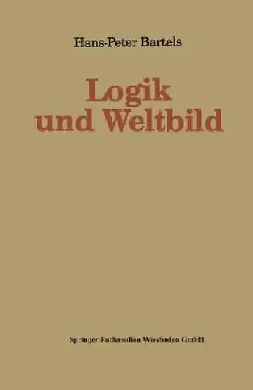 Cover of Logik Und Weltbild