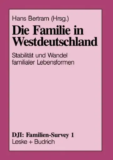 Cover of Die Familie in Westdeutschland
