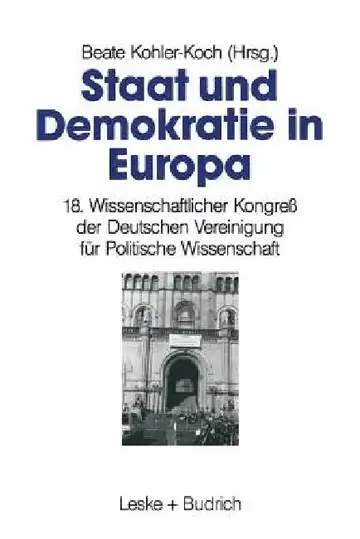 Cover of Staat Und Demokratie in Europa