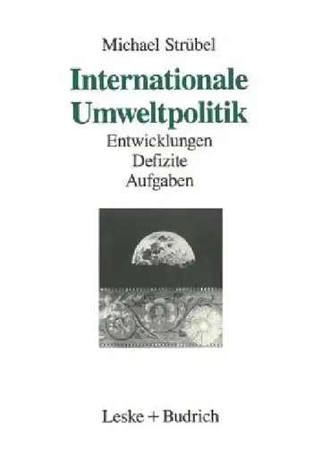 Cover of Internationale Umweltpolitik