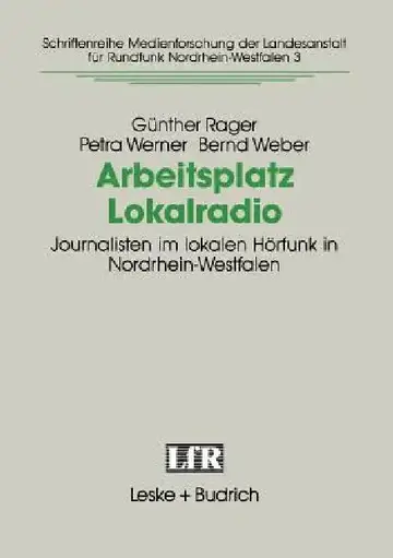 Cover of Arbeitsplatz Lokalradio