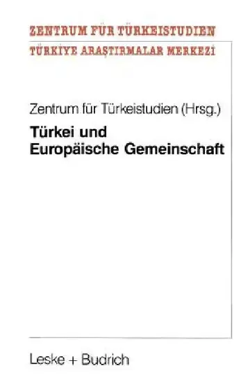 Cover of Türkei Und Europäische Gemeinschaft
