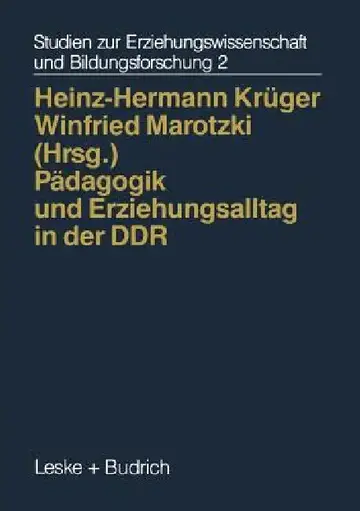 Cover of Pädagogik Und Erziehungsalltag in Der DDR