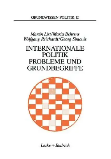 Cover of Internationale Politik. Probleme Und Grundbegriffe
